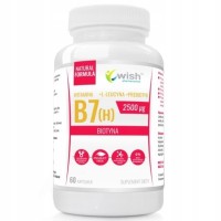 Wish WITAMINA B7 (H) BIOTYNA 2500µg 60kapsułek wsparcie