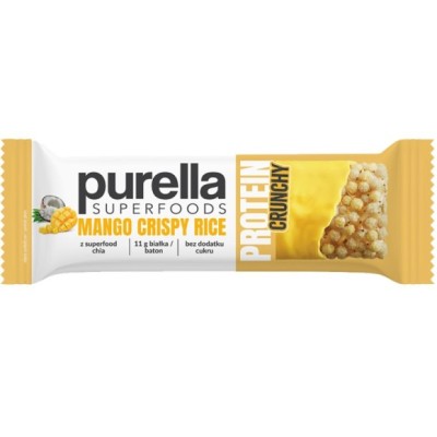 Purella Superfoods BATON PROTEINOWY MANGO CRISPY RICE 45g