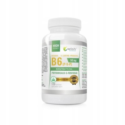 Wish WITAMINA B6 KOENZYMATYCZNA (P-5-P) 50mg 120kaps