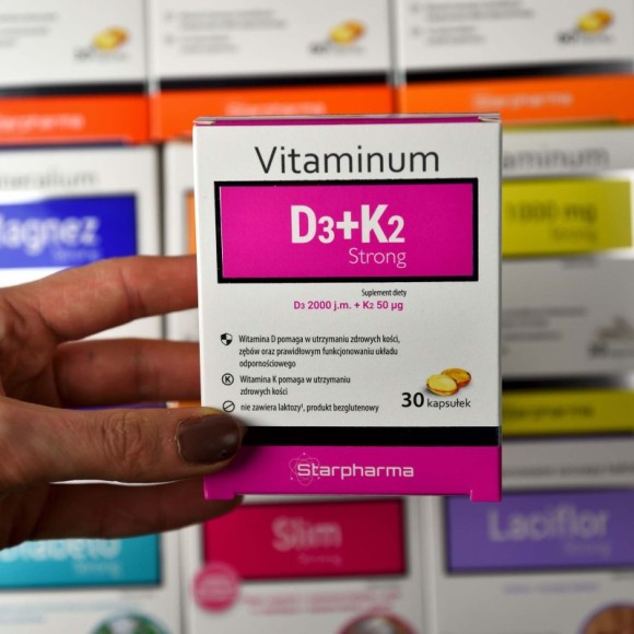 Starpharma WITAMINUM witamina D3 + K2 STRONG 30 kapsułek