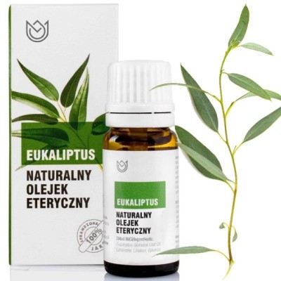 Naturalny OLEJEK ETERYCZNY EUKALIPTUS EUKALIPTUSOWY na