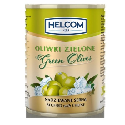 Helcom OLIWKI ZIELONE NADZIEWANE SEREM ser serowe 300ml