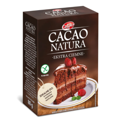 CELIKO KAKAO extra ciemne BEZGLUTENOWE 80g