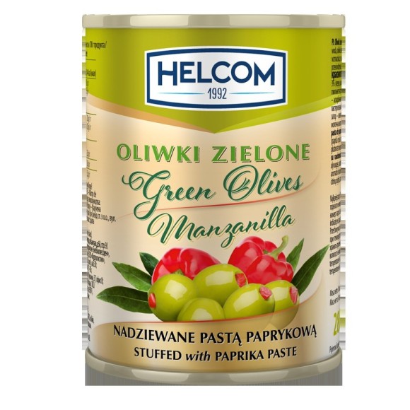 Helcom OLIWKI ZIELONE NADZIEWANE PAPRYKĄ papryka 300ml