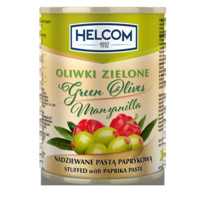 Helcom OLIWKI ZIELONE NADZIEWANE PAPRYKĄ papryka 300ml