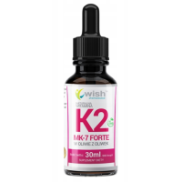 Wish WITAMINA K2 MK7 FORTE Z NATTO 50µg W KROPLACH 30ml 450
