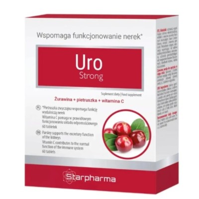 Starpharma URO STRONG wspomaga FUNKCJONOWANIE NEREK 60