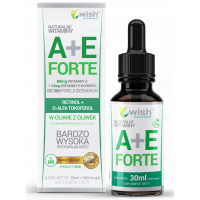 Wish WITAMINA A+E A + E FORTE wKROPLACH 30ml 900kropli