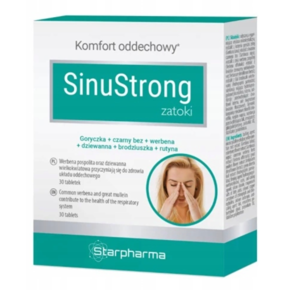 Starpharma SinuStrong wparcie UKŁADU ODDECHOWEGO zdrowe