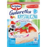 Dr.Oetker  GALARETKA KRYSTALICZNA TRUSKAWKOWO-WANILIOWA