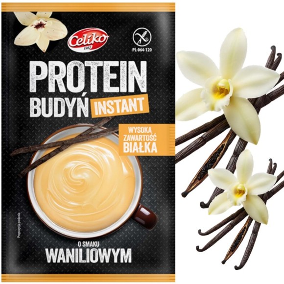 CELIKO BUDYŃ PROTENOWY WANILIOWY instant BEZ GLUTENU 40g