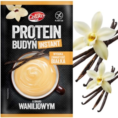 CELIKO BUDYŃ PROTENOWY WANILIOWY instant BEZ GLUTENU 40g