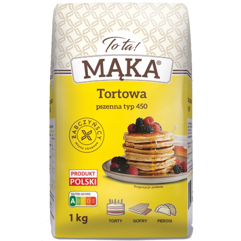 TOTA MĄKA PSZENNA TORTOWA TYP 450 TORTY BISZKOPTY CIASTA