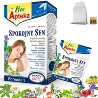 MALWA FITO APTEKA SPOKOJNY SEN zioła HERBATA 40g 20