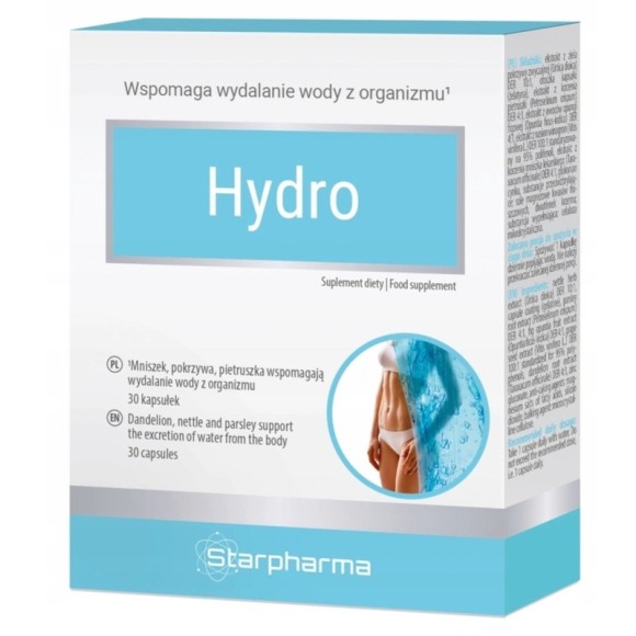 Starpharma HYDRO WYDALANIE WODY Z ORGANIZMU pokrzywa