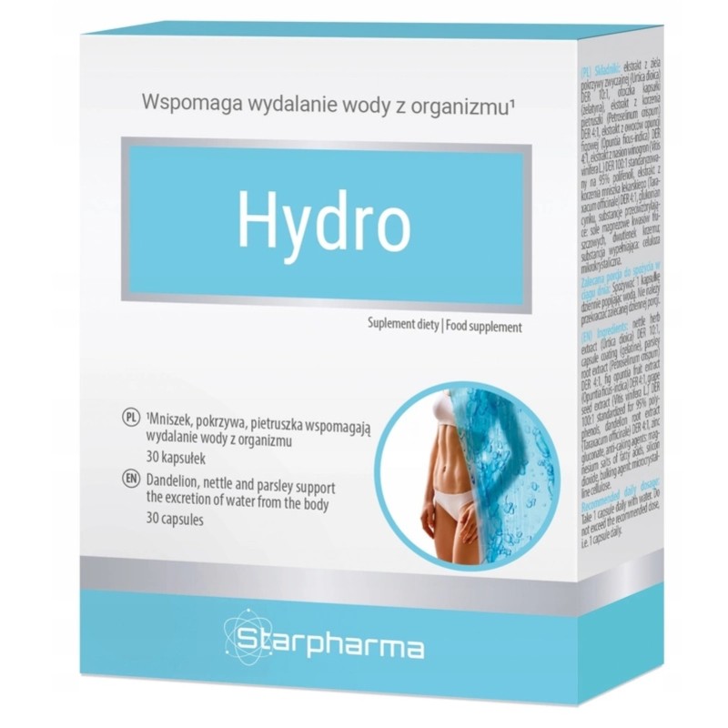 Starpharma HYDRO WYDALANIE WODY Z ORGANIZMU pokrzywa