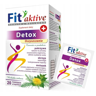 MALWA HERBATA FITAKTIVE DETOX wsparcie OCZYSZCZANIA x20 40G