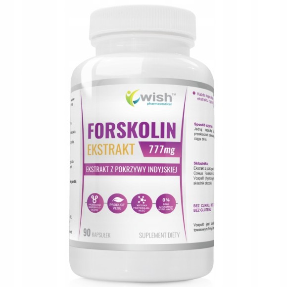 Wish FORSKOLIN ekstrakt POKRZYWA INDYJSKA 90kps ODCHUDZANIE