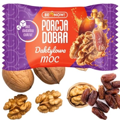 PORCJA DOBRA A LA BATONIK Przekąska DAKTYLOWA MOC bez cukru