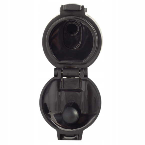 KUBEK TERMICZNY BIDON TERMOS 480ml CZERWONY dla sportowców stalowy OFENBACH