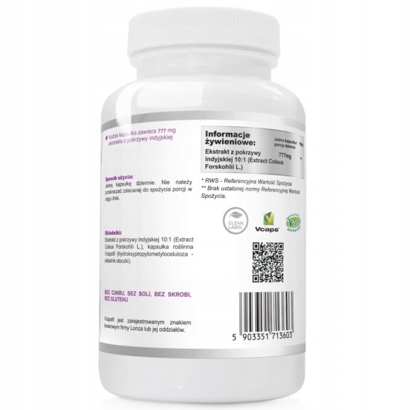 Wish FORSKOLIN ekstrakt POKRZYWA INDYJSKA 90kps ODCHUDZANIE