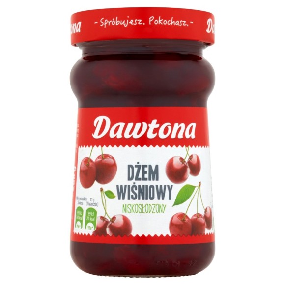 DŻEM WIŚNIOWY Z WIŚNI WIŚNIE o obniżonej zawartości cukrów