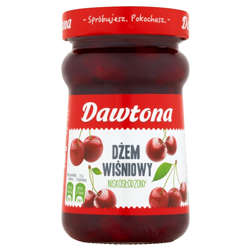 DŻEM WIŚNIOWY Z WIŚNI WIŚNIE o obniżonej zawartości cukrów