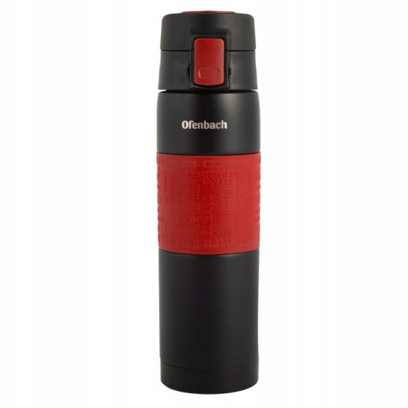 KUBEK TERMICZNY BIDON TERMOS 480ml NIEBIESKI sportowy stalowy OFENBACH KUBEK TERMICZNY BIDON TERMOS 480ml NIEBIESKI sportowy stalowy OFENBACH