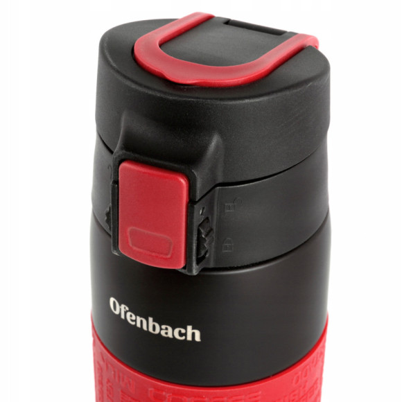 KUBEK TERMICZNY BIDON TERMOS 480ml NIEBIESKI sportowy stalowy OFENBACH KUBEK TERMICZNY BIDON TERMOS 480ml NIEBIESKI sportowy stalowy OFENBACH