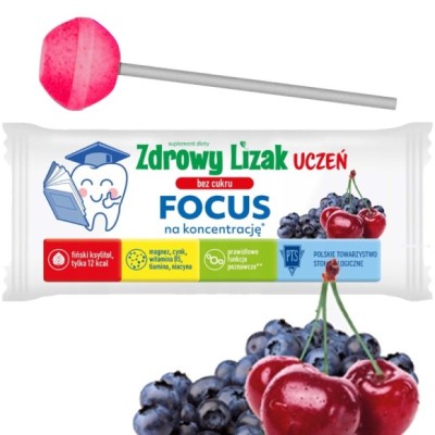 Starpharma ZDROWY LIZAK UCZEŃ FOCUS KONCENTRACJA wiśnia