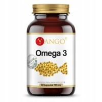 Yango OMEGA 3 KWASY TŁUSZCZOWE olej rybi OMEGA 3 709mg 60