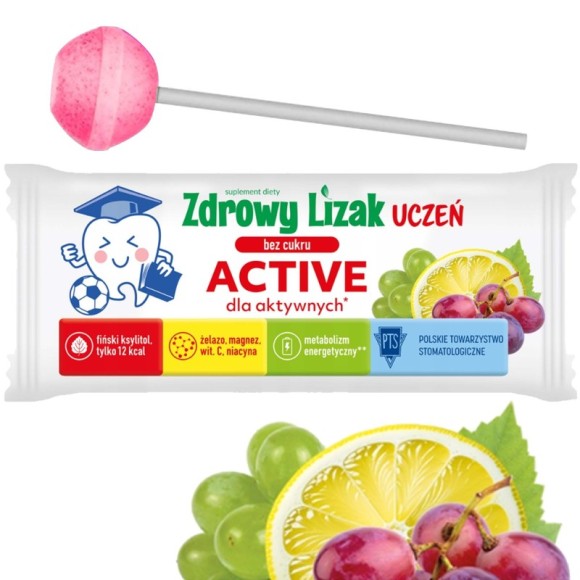 Starpharma ZDROWY LIZAK BEZ CUKRU UCZEŃ ACTIVE DLA