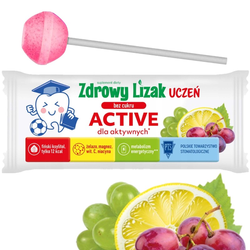 Starpharma ZDROWY LIZAK BEZ CUKRU UCZEŃ ACTIVE DLA