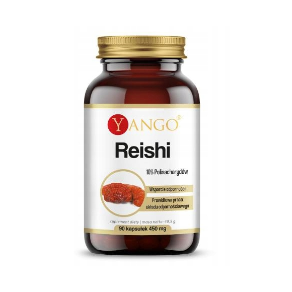 Yango REISHI 450mg 90kaps wsparcie: ODPORNOŚĆ UKŁ. KRĄŻENIA