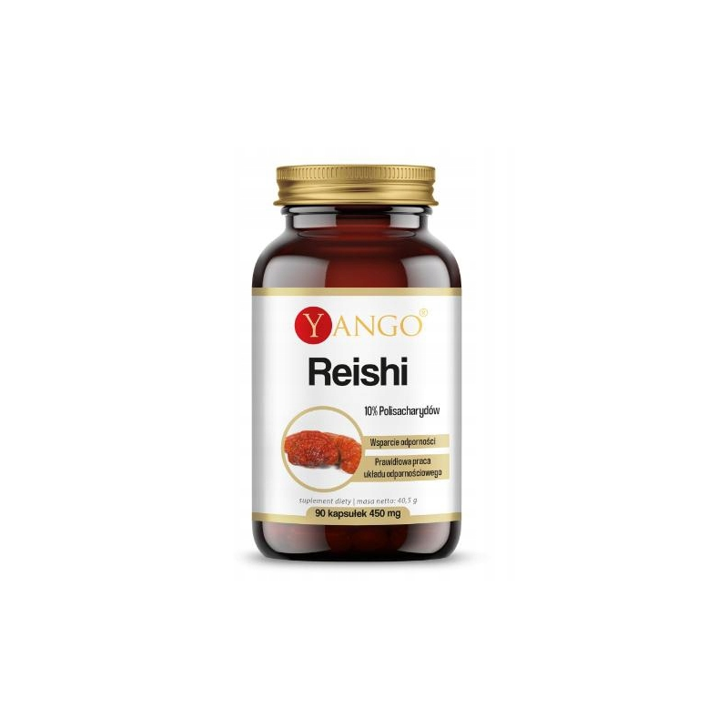 Yango REISHI 450mg 90kaps wsparcie: ODPORNOŚĆ UKŁ. KRĄŻENIA