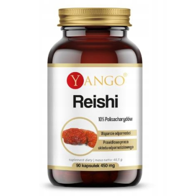 Yango REISHI 450mg 90kaps wsparcie: ODPORNOŚĆ UKŁ. KRĄŻENIA