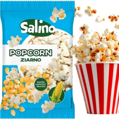 Salino POPCORN ZIARNO KUKURYDZY do zrobienia popcornu