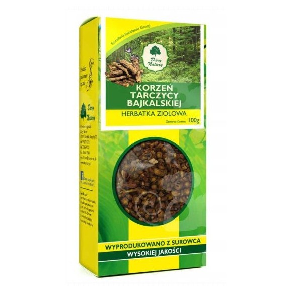 TARCZYCA BAJKALSKA korzeń tarczycy bajkalskiej 100g DARY