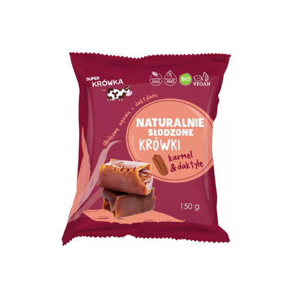 Eko KRÓWKI WEGAŃSKIE KARMEL & DAKTYLE BEZ GLUTENU LAKTOZY
