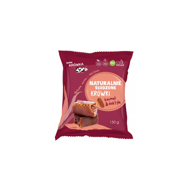 Eko KRÓWKI WEGAŃSKIE KARMEL & DAKTYLE BEZ GLUTENU LAKTOZY