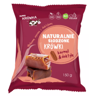 Eko KRÓWKI WEGAŃSKIE KARMEL & DAKTYLE BEZ GLUTENU LAKTOZY