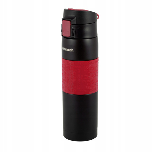 KUBEK TERMICZNY TERMOS BIDON 480ml ZIELONY sportowy OFENBACH stal nierdzewn KUBEK TERMICZNY TERMOS BIDON 480ml ZIELONY sportowy OFENBACH stal nierdzewn