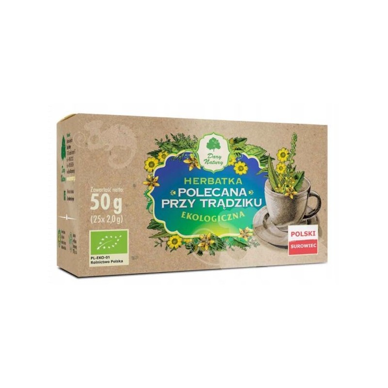 POLECANA PRZY TRĄDZIKU TRĄDZIK herbatka EKO 25saszetek 50g