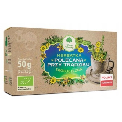 POLECANA PRZY TRĄDZIKU TRĄDZIK herbatka EKO 25saszetek 50g