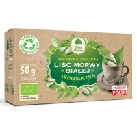MORWA BIAŁA liść MORWY BIAŁEJ herbatka 25 saszetek EKO 50g