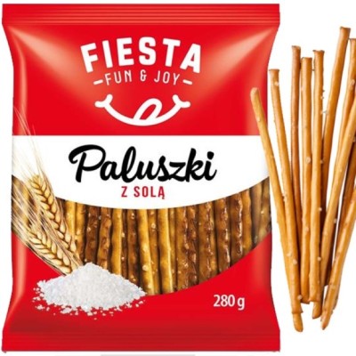 Fiesta PALUSZKI  Z SOLĄ lekkie i wyjątkowo chrupiące 280G