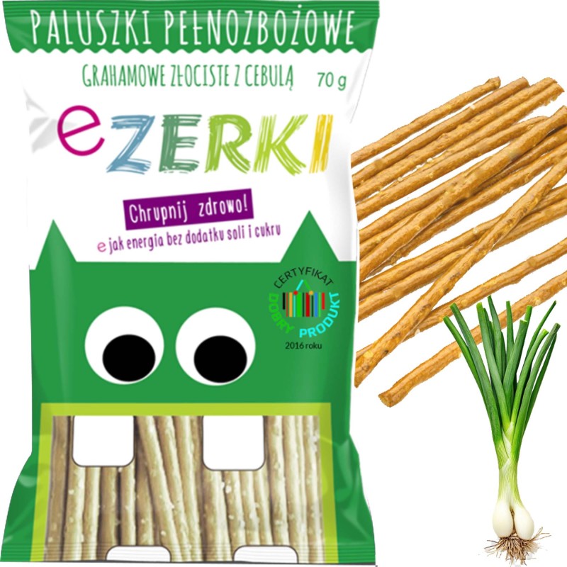 eZerki PALUSZKI PEŁNOZIARNISTE złociskie GRAHAMOWE CEBULKA