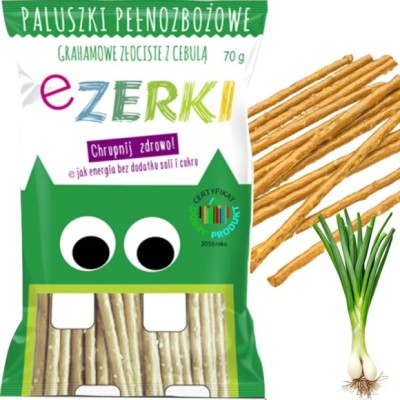 eZerki PALUSZKI PEŁNOZIARNISTE złociskie GRAHAMOWE CEBULKA