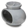KOMINEK zapachowy CERAMICZNY SZARY DUŻY MINIMALIZTYCZNY n
