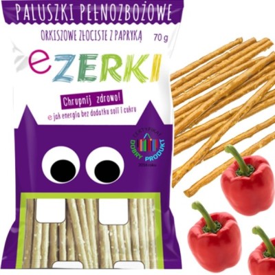 eZerki PALUSZKI ORKISZOWE dla dzieci złociste Z PAPRYKĄ